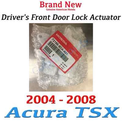 2004-2008 Acura TSX Genuine OEM Driver's Front Door Actuator (72155-SDA-A01) - Image 1 of 4