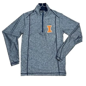 University of Illinois Fighting Illini 1/4 Zip Pullover Men's Small *READ* - Picture 1 of 9