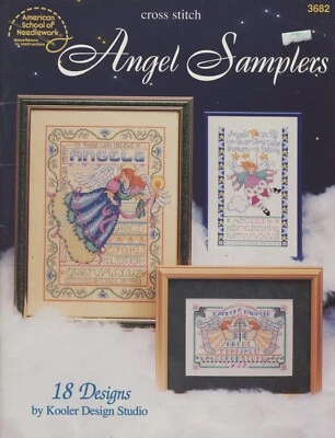 ASN Angel Samplers 18 Designs Kooler Design Studio Counted Cross Stitch Pattern - Image 1 of 3