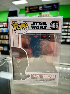Funko Pop! Star Wars The Mandalorian #466 Dark Trooper Bobble-Head F04 - Picture 1 of 6