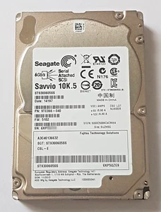300 GB SAS Seagate Savvio 10K.5 ST9300605SS 64MB HDD 2.5 " Internal Hard Drive - Picture 1 of 1