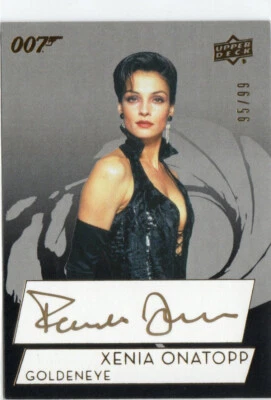 James Bond Collection SP Auto SPA-FJ Famke Janssen como Xenia Onatopp #95/99 Foto 1 de 2