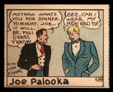 1935 R27 Cartoon Comic Strip Cards #136 Joe Palooka - Tie GD