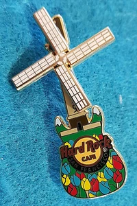 SAN FRANCISCO TULIP FESTIVAL WINDMILL GUITAR SAILS TURN 2015 Hard Rock Cafe PIN - Picture 1 of 1