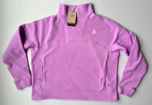 Nike ACG Wolf Tree NEW Womens Sz L (Loose Fit) Pullover Fleece Rush Fuchsia - Picture 1 of 10
