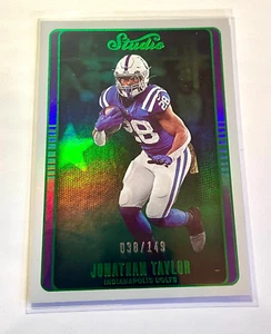 Colts Jonathan Taylor Mint 2022 Panini Studio Green Parallel #38/149 - Picture 1 of 1