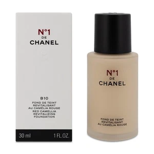 Chanel No.1 Red Camellia Revitalising Foundation B10 Neutral Finish Face Makeup - Picture 1 of 2