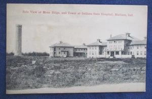 ca1910 Madison Indiana State Hospital Postcard - Picture 1 of 2
