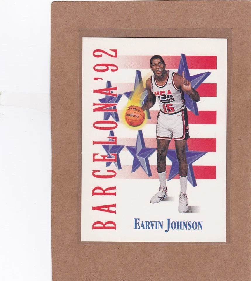1991-92 SKYBOX BASKETBALL TEAM USA MAGIC JOHNSON #533 NMMT OR BETTER *A39662 - Image 1 of 1
