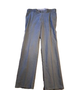 Peter Millar Pants Mens 36X31 Blue Flat Front Relaxed Pima Cotton Golf Chino - Picture 1 of 6
