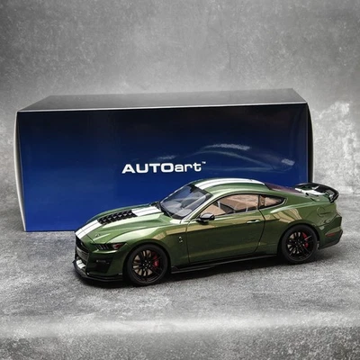 AUTOart 1/18 Ford Shelby GT500 Verde Simulación Coche Modelo Colección Estático Foto 1 de 4