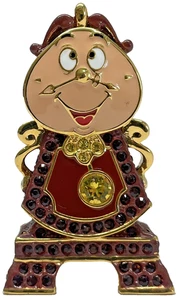 Disney Parks Arribas Brothers Jeweled Beauty & The Beast Cogsworth Figurine - Picture 1 of 6