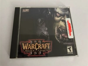 2003 WarCraft III 3 Reign of Chaos Version 1.0 PC Videospiel Key CD-Rom Key - Bild 1 von 5