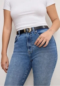 NUEVO CON ETIQUETAS Good American SIEMPRE SE AJUSTA A BUENAS PIERNAS JEANS RECTOS Indigo316 Talla 14 16 18 - Imagen 1 de 14