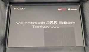 FILCO FKBN91MSS Mechanical Keyboard Tenkeyless Wired Gray Used - Picture 1 of 7
