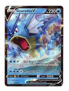 Gyarados V 028/203 Ultra Rare Holo SWSH07: Evolving Skies Pokemon TCG - Bild 1 von 2