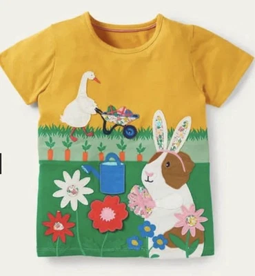 Mini Boden Lift-the-flap T-shirt Egg Hunt (6-7 y) - Image 1 of 4