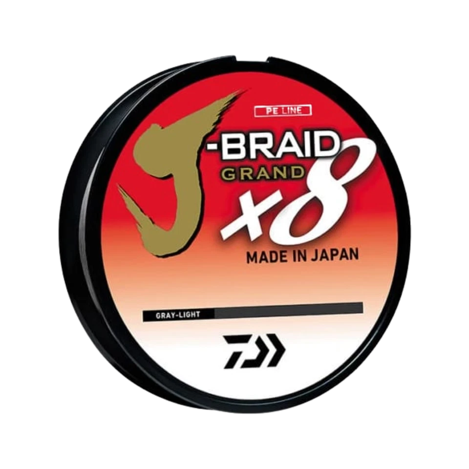 Daiwa JBGD8U65-300GL J-Braid x8 Grand 8 нитей плетеная леска 65 фунтов 300 ярдов серый - Изображение 1 из 1