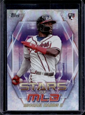 2023 Topps Michael Harris II Stars of MLB RC Rookie #SMLB-35 Braves - Image 1 of 2