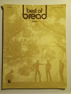 Best Of Bread Updated songbook Piano Vocal Guitar Lyric Pages 1973 Columbia Pics - Picture 1 of 6