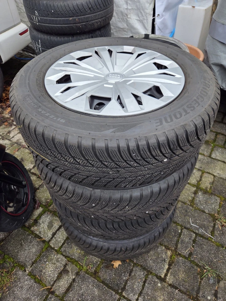 Winterreifen Winterräder Audi Q3 Q5 VW Tiguan 215/65R17 Bridgestone TOP - Bild 1 von 4