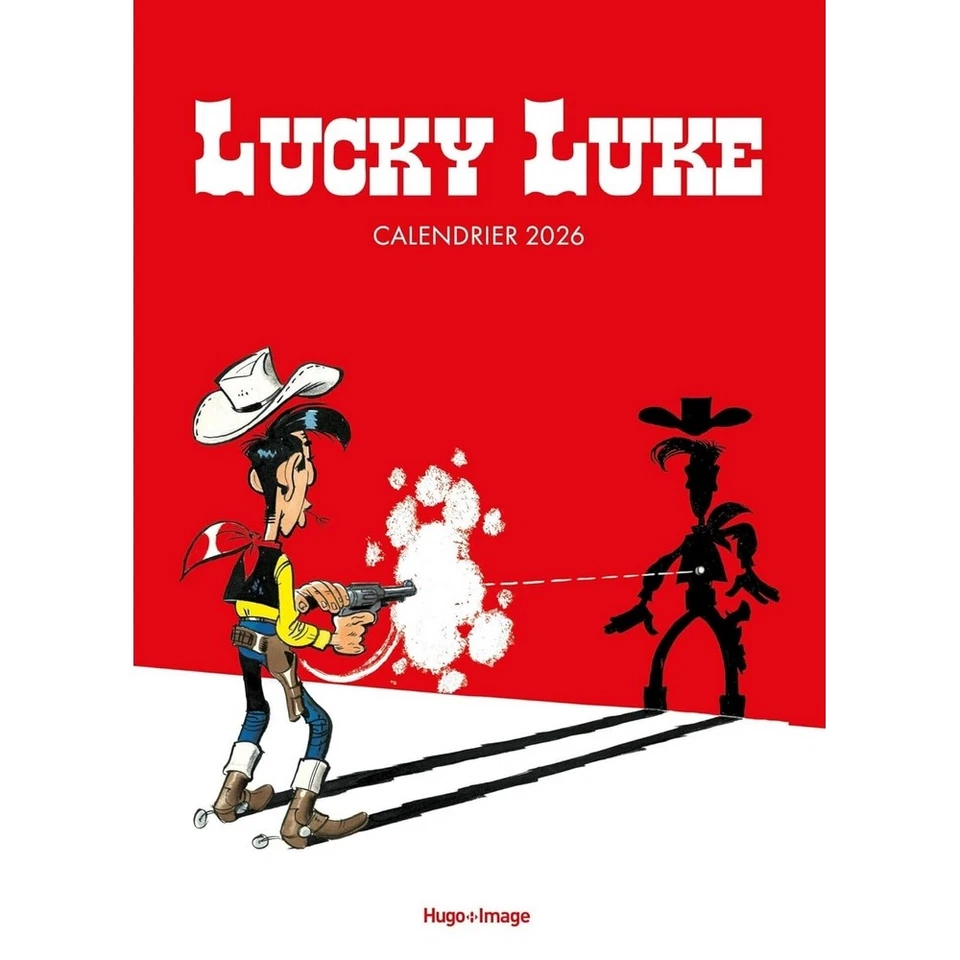 Calendrier mural Lucky Luke 28,5x38,5cm (2026) - Photo 1/1