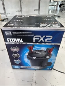 Fluval FX2 High Performance Canister Filter 475 US GPH Multi-stage Filtration - Picture 1 of 3