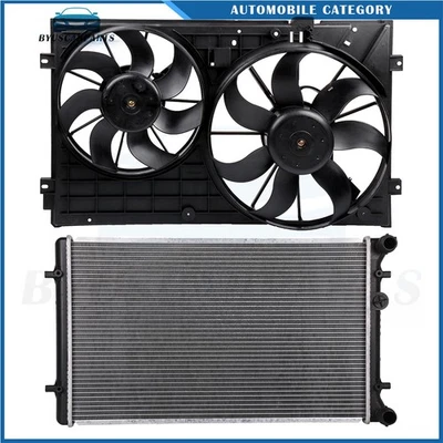 For 2005-2006 Audi TT Quattro 2003-2006 Volkswagen Golf Radiator Cooling Fan Kit Foto 1 de 4