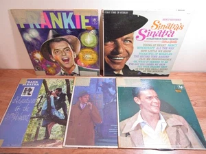 5 Frank Sinatra Albums Vinyl LP The Voice Frankie No Return Adventures Heart - Imagen 1 de 4