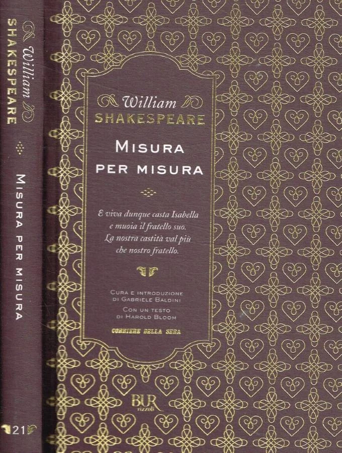 Misura per misura. . William Shakespeare. 2012. . - Immagine 1 di 1