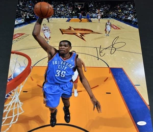 KEVIN DURANT AUTOGRAPHED OKLAHOMA CITY THUNDER 16x20 PHOTO JSA - Picture 1 of 1