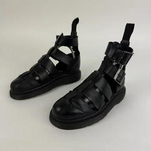 Zapatos de mujer Dr. Martens Geraldo Brando Botas con correa al tobillo Sandalias Damas Reino Unido 5 - Imagen 1 de 13