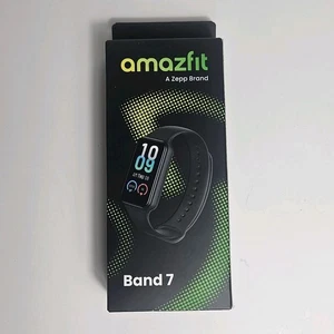NUEVO Rastreador Inteligente de Ejercicio Amazfit Band 7 - Negro - Monitor de Frecuencia Cardíaca del Sueño - Imagen 1 de 5