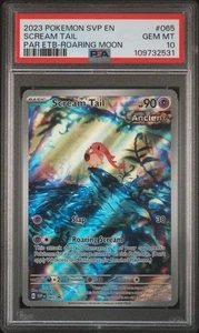 Pokemon Scream Tail Black Star 2023 Promo 065 Paradox Rift ETB PSA 10 - Imagen 1 de 2