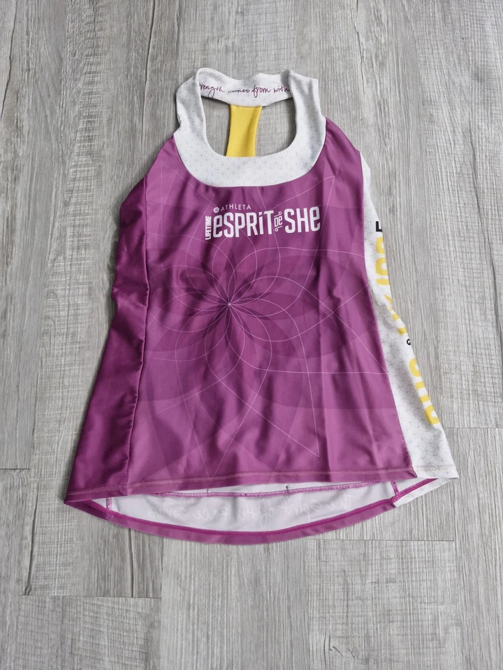 Camiseta sin mangas DNA MOXIE para mujer talla grande bicicleta ciclismo de por vida ESPRIT DE SHE  Foto 1 de 4