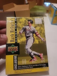 Juego de caja de 30 cartas Upper Deck Mark McGwire Chase for 62 1998 sellado de fábrica - Imagen 1 de 6