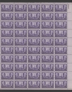 1946 US Scott #941, 3c Tennessee Statehood Sheet of 50 MNH - Picture 1 of 1
