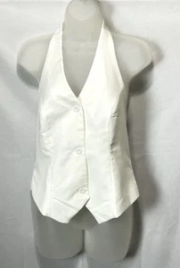 Belle Poque Damen Medium Neckholder Smoking Top Elegant Retro - Bild 1 von 8