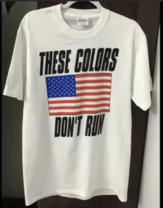Fourth Of July Shirt Patriotic Flag Men’s Size Medium American Flag Red White - Picture 1 of 5