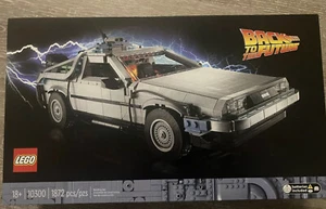 L@@K NEW NIB LEGO 10300 Back to the Future DeLorean Time Machine SHIPS FREE L@@K - Picture 1 of 5