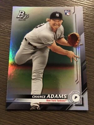 2019 Bowman Platinum #96 Chance Adams RC Rookie New York Yankees - Image 1 of 2