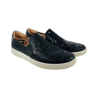 UGG Perforated Black Leather Women’s Slip On Sneakers Size 9.5 1020093 - Picture 1 of 10