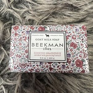Beekman 1802 Honeyed Grapefruit Goat Milk Soap Bar 9 oz Brand New Sealed
