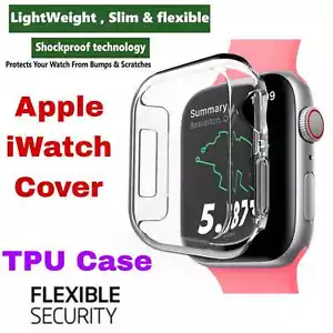 Funda protectora de pantalla para iWatch Series 6/7/8/SE/9 40/41/42/44/45/49 - Imagen 1 de 3