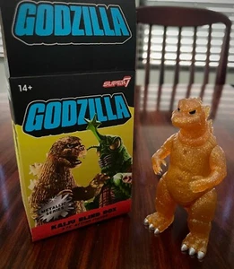 Super7 Reaction Clear Orange Gold Glitter Godzilla Chase Mystery Blind Box - Picture 1 of 1
