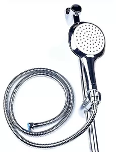 Cabezal de ducha de mano con barra deslizante diseño europeo moderno, cromado (KH-A106) - Imagen 1 de 15