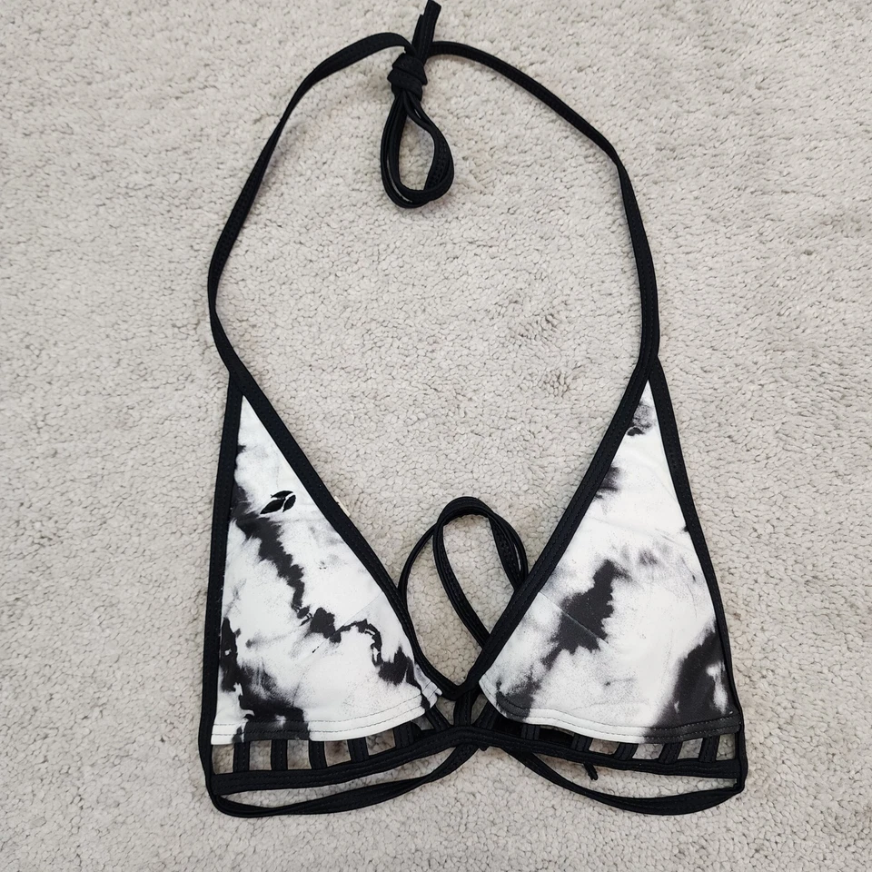 Top de bikini Reef halter triángulo XSmall tie dye traje de baño para jóvenes Foto 1 de 4