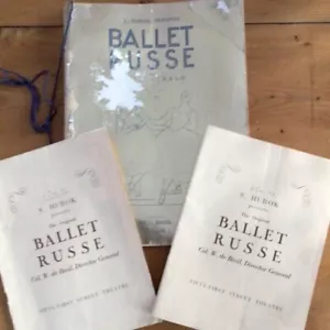 LOT original 1941 S. Hurok's Ballet Russe, St. James & 51st Theaters, W.de Basil - Picture 1 of 16