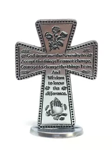 Serenity Prayer Standing Cross - Picture 1 of 2