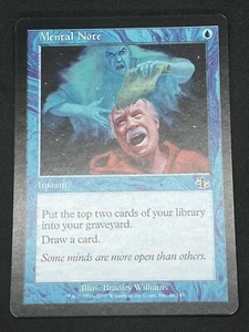 Magic the Gathering MTG Mental Note Blue Judgment Common - Picture 1 of 2